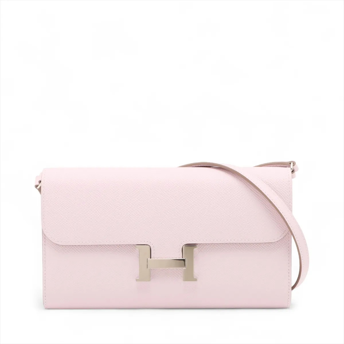 Hermès Constance Long Togo Veau Epsom Mauve Pale Silver Metal Fittings