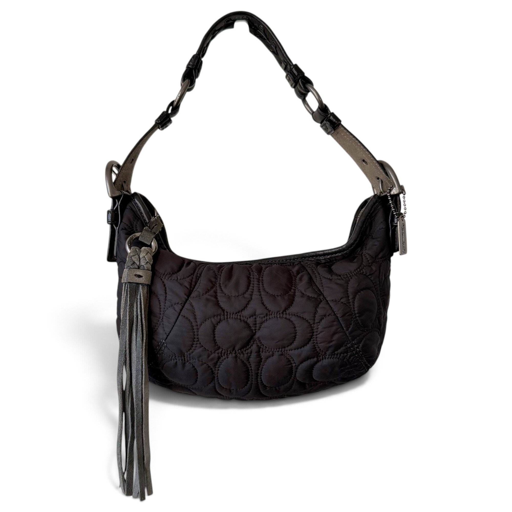 Coach Signature Sufflette cloth handbag