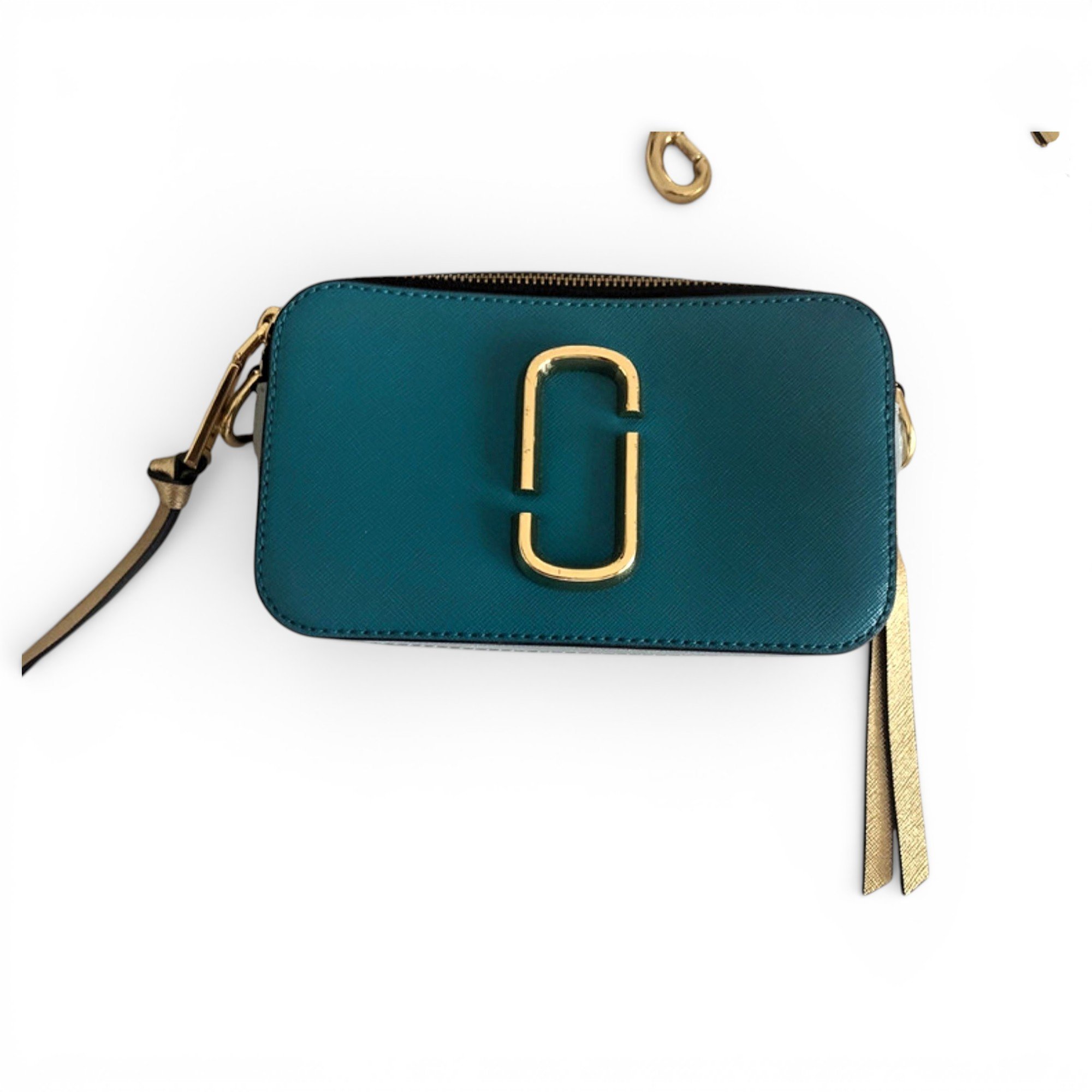 Snapshot leather crossbody bag