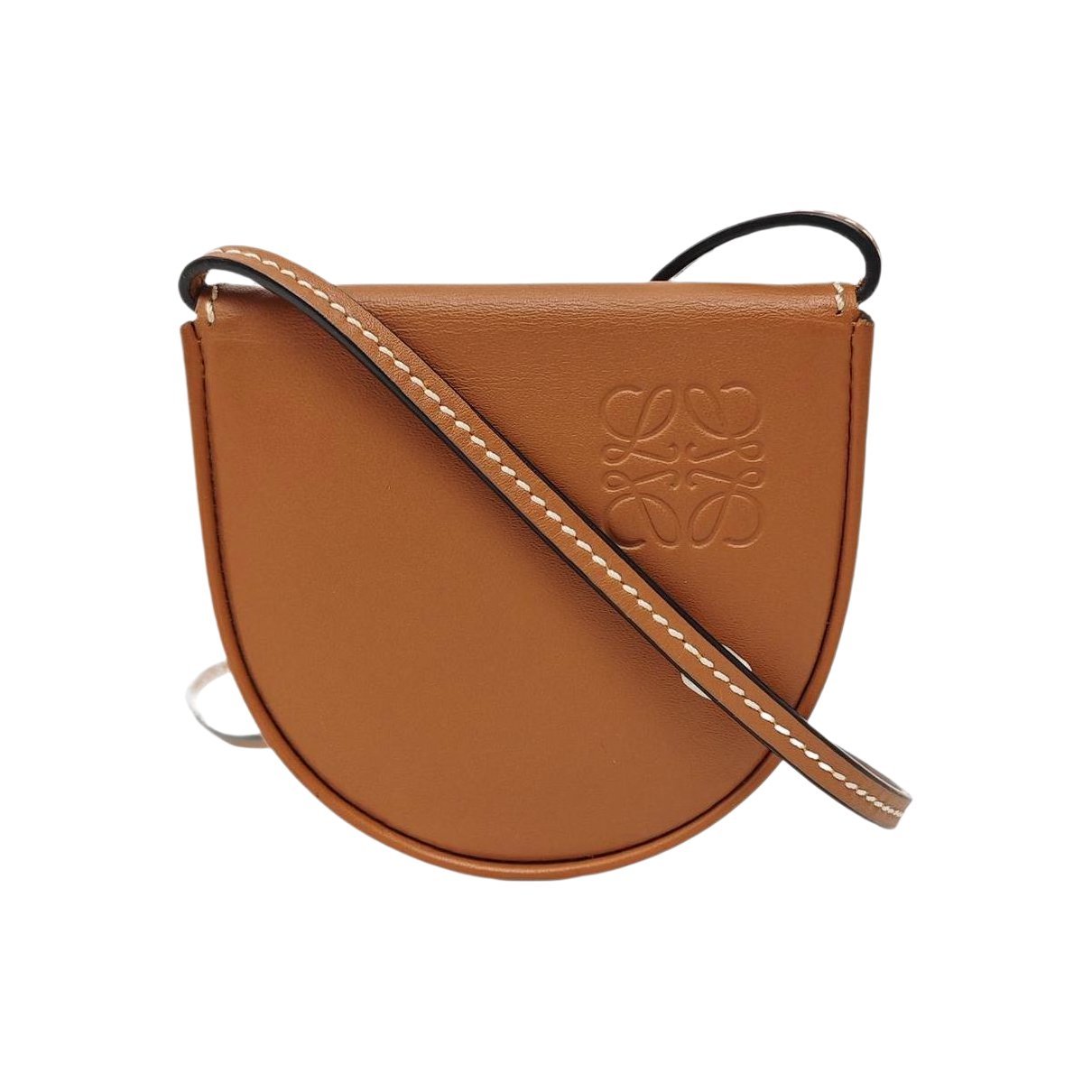 Heel leather crossbody bag