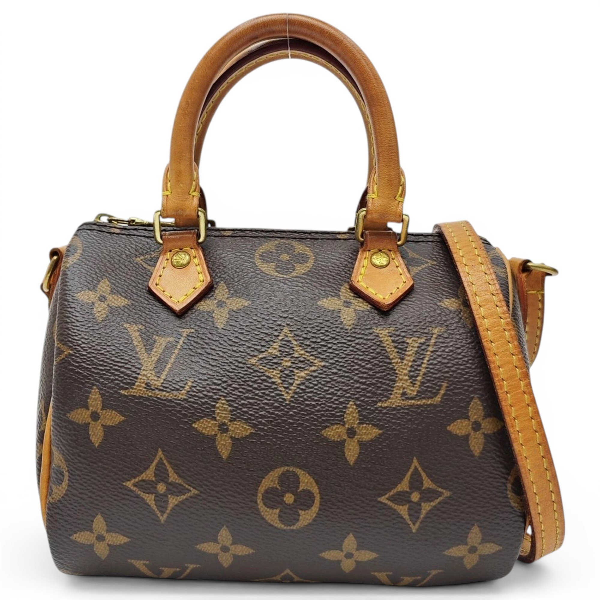 Nano Speedy / Mini HL leather handbag