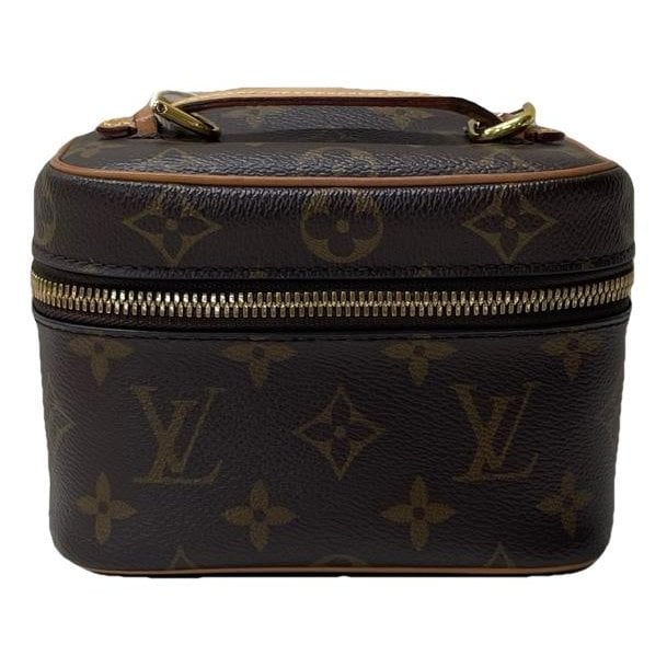 Vanity leather handbag