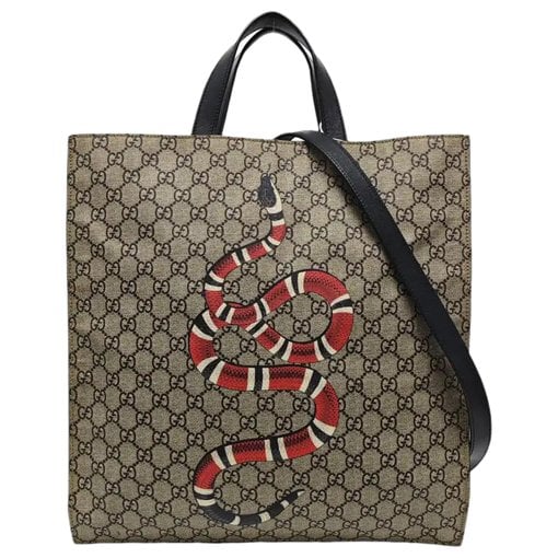 Ophidia GG Supreme leather handbag