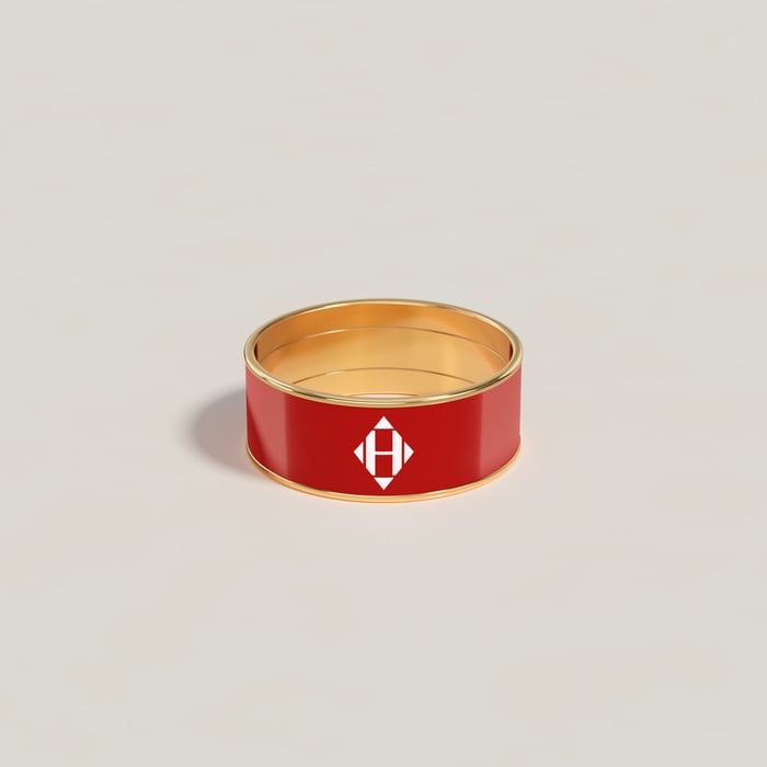 Rouge Amarante Uni Ring, Medium Model
