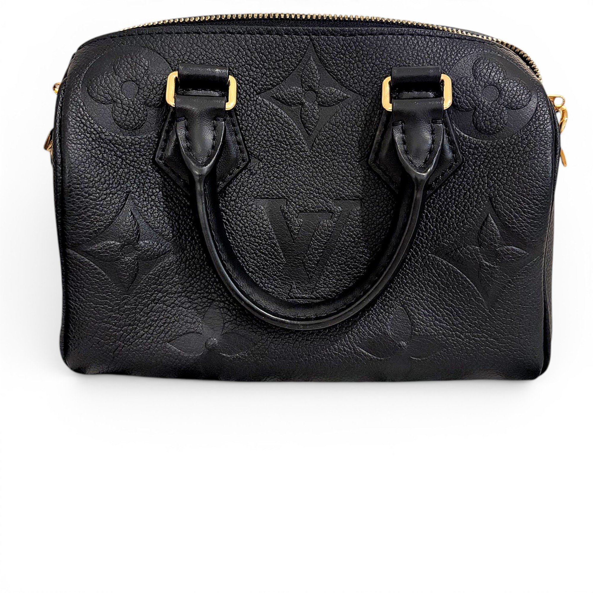 Speedy leather handbag