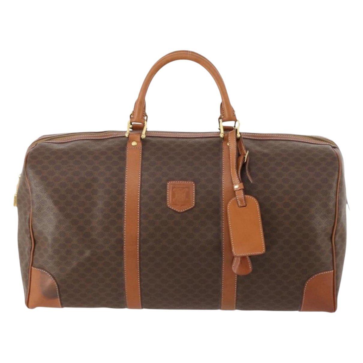 Leather bowling bag