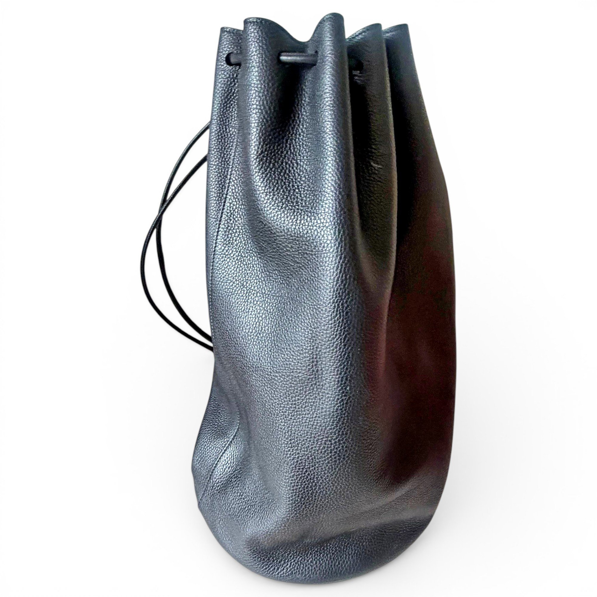 Leather backpack