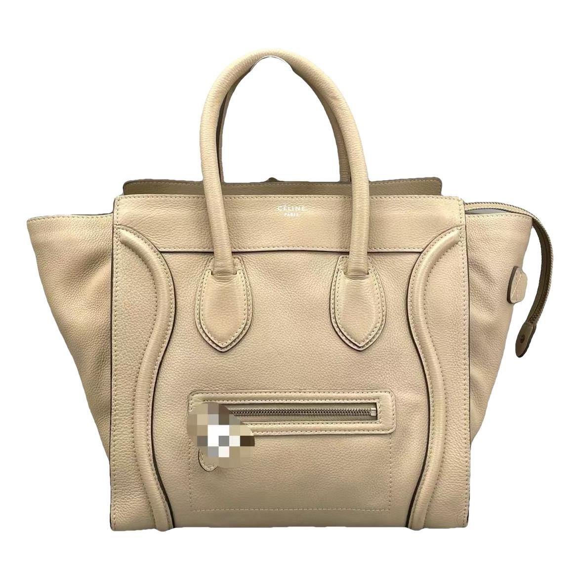 Luggage leather handbag