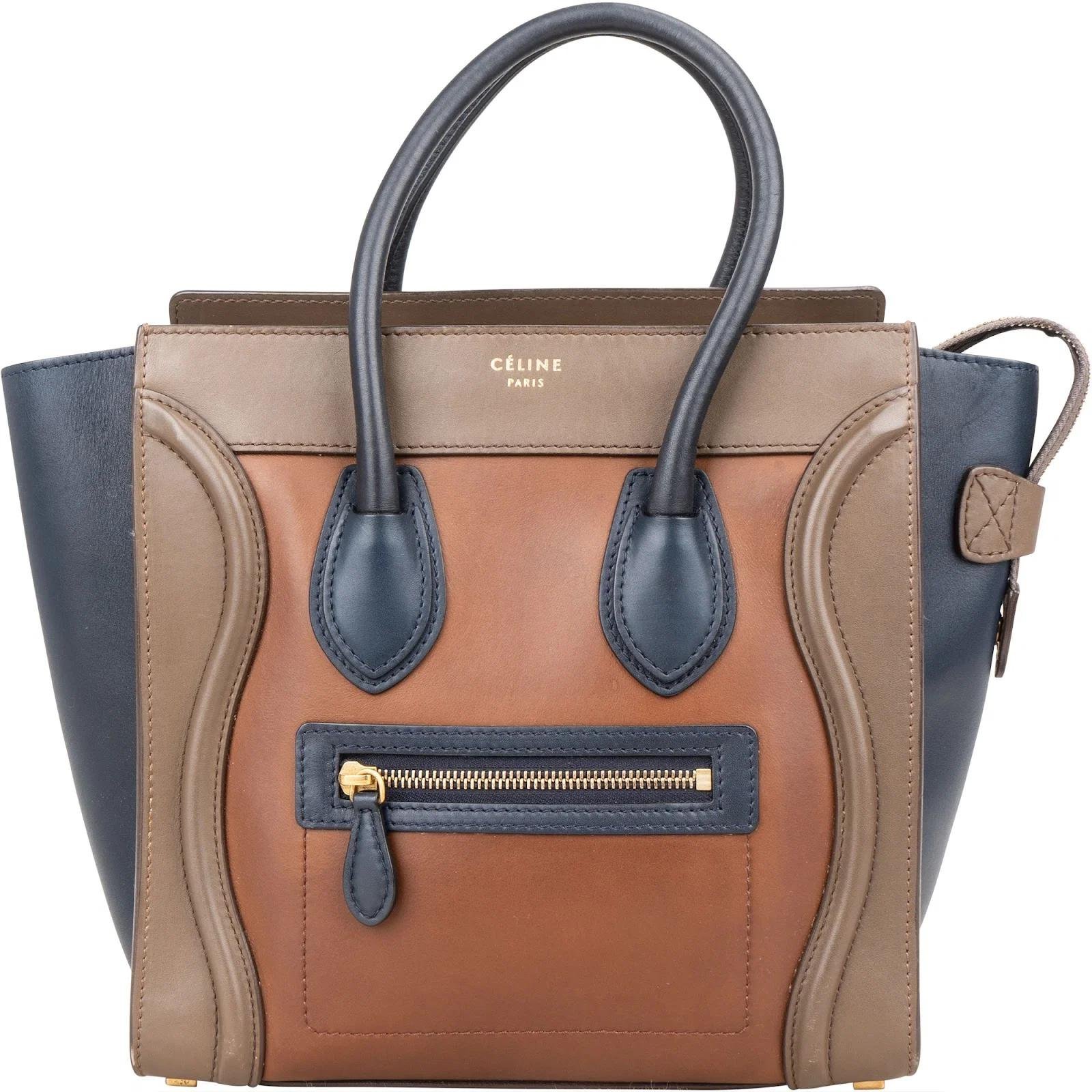 Luggage leather handbag