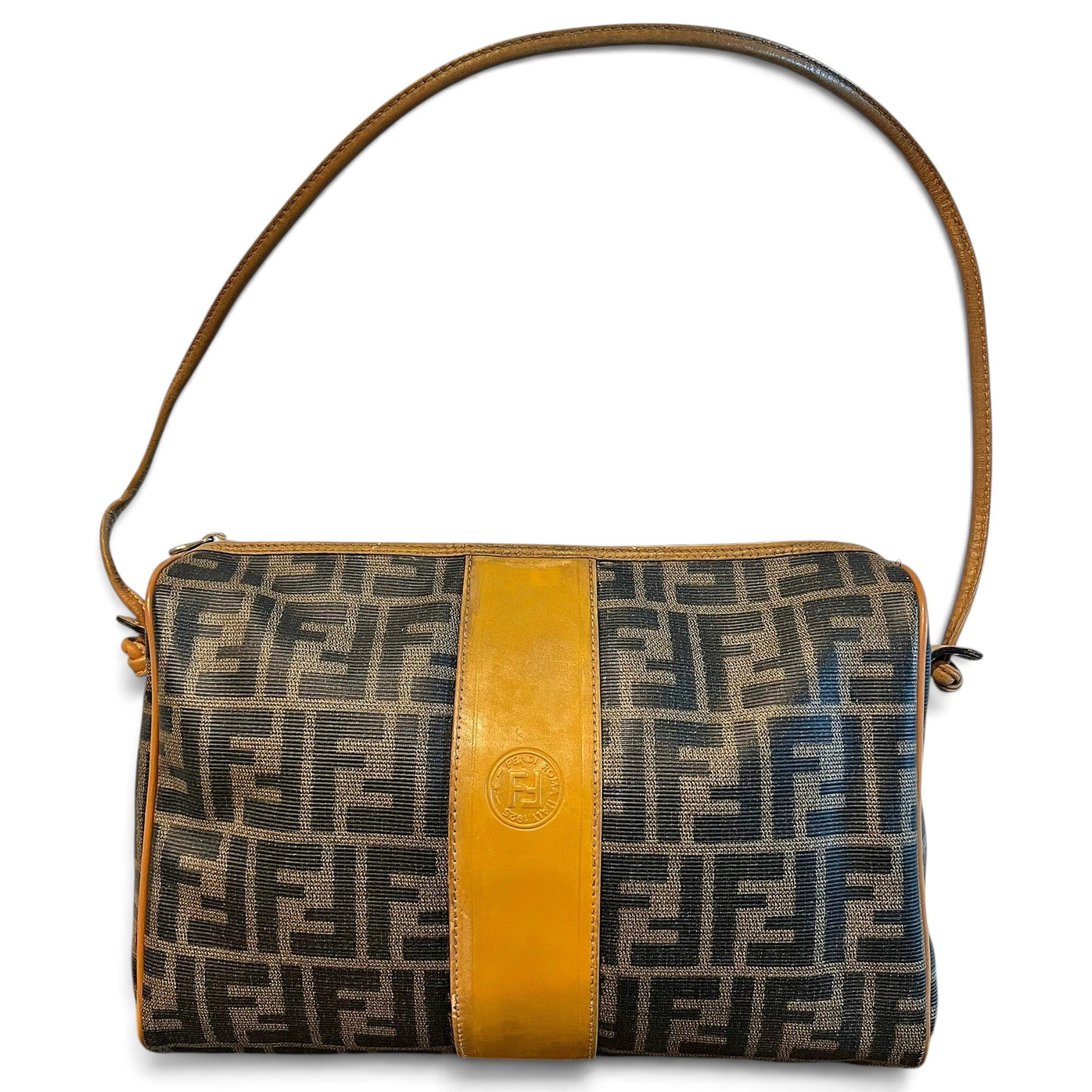 Baguette leather handbag