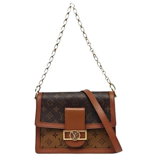 Dauphine leather crossbody bag