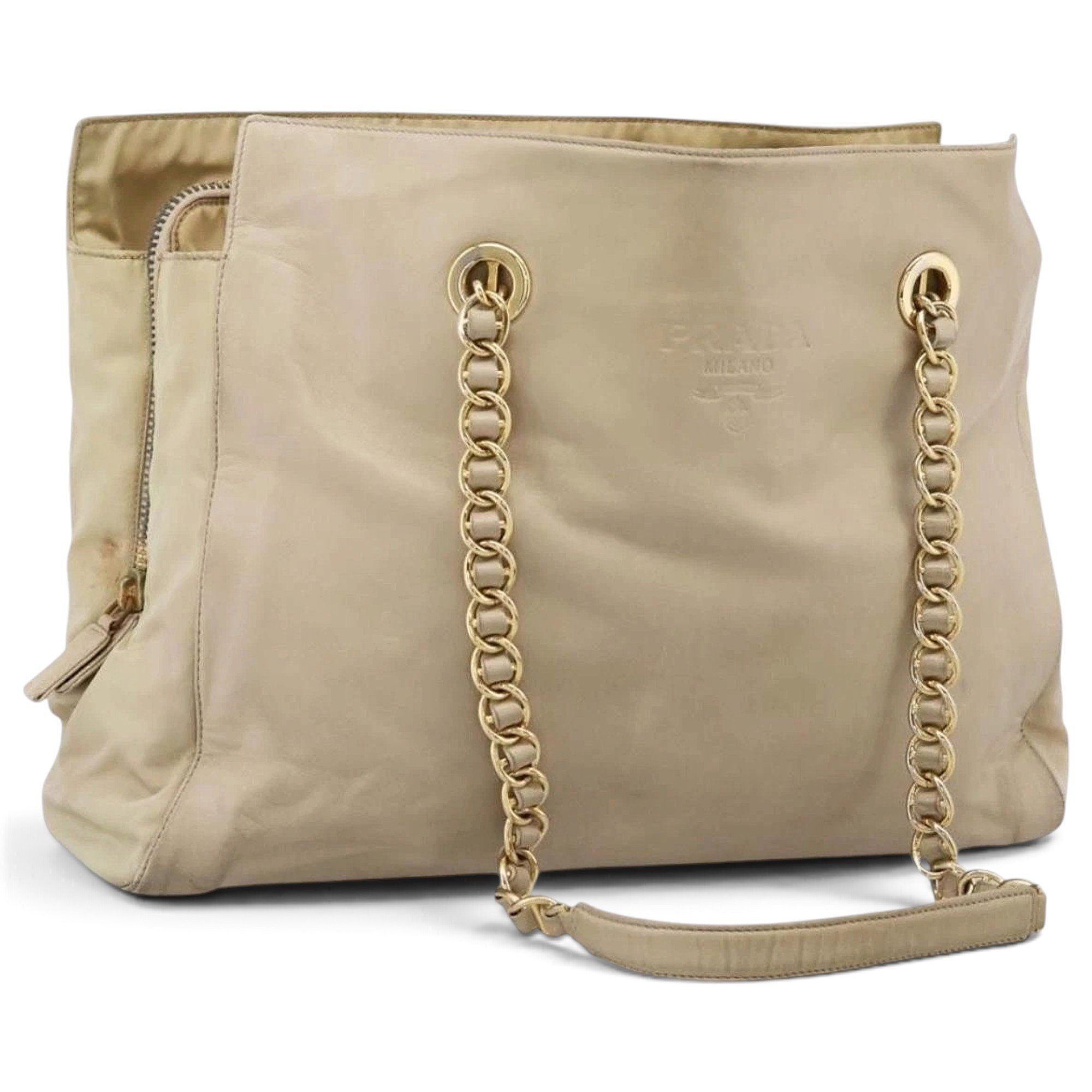 Leather tote