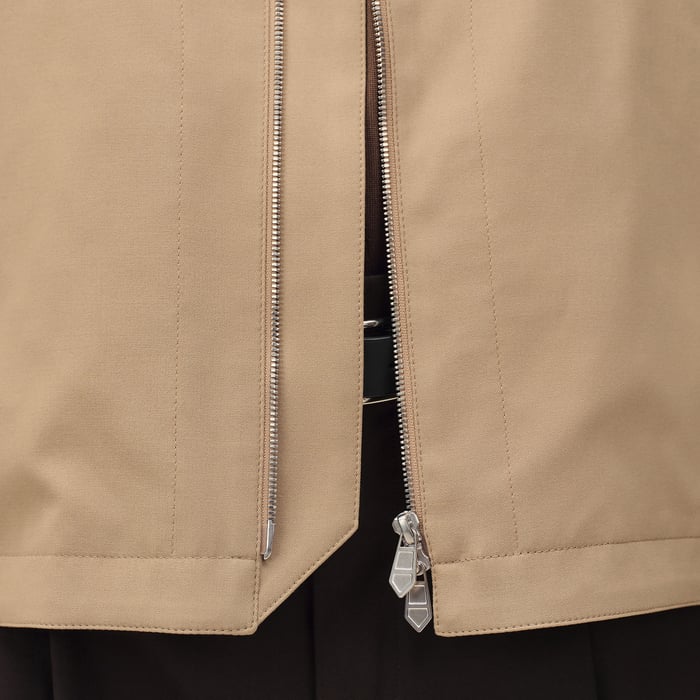 Kraft Zipped Straight Cut Jacket
