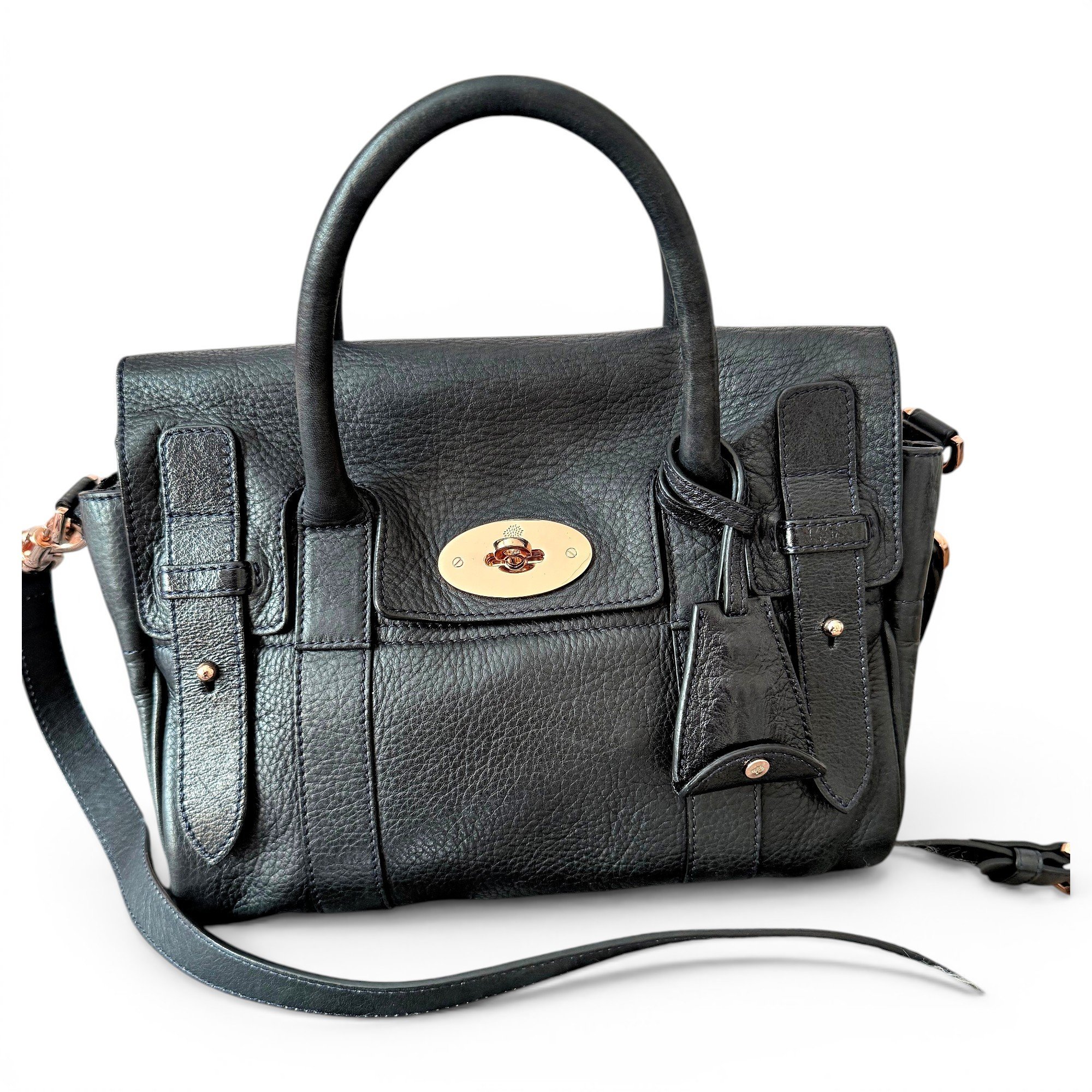 Bayswater Small leather satchel