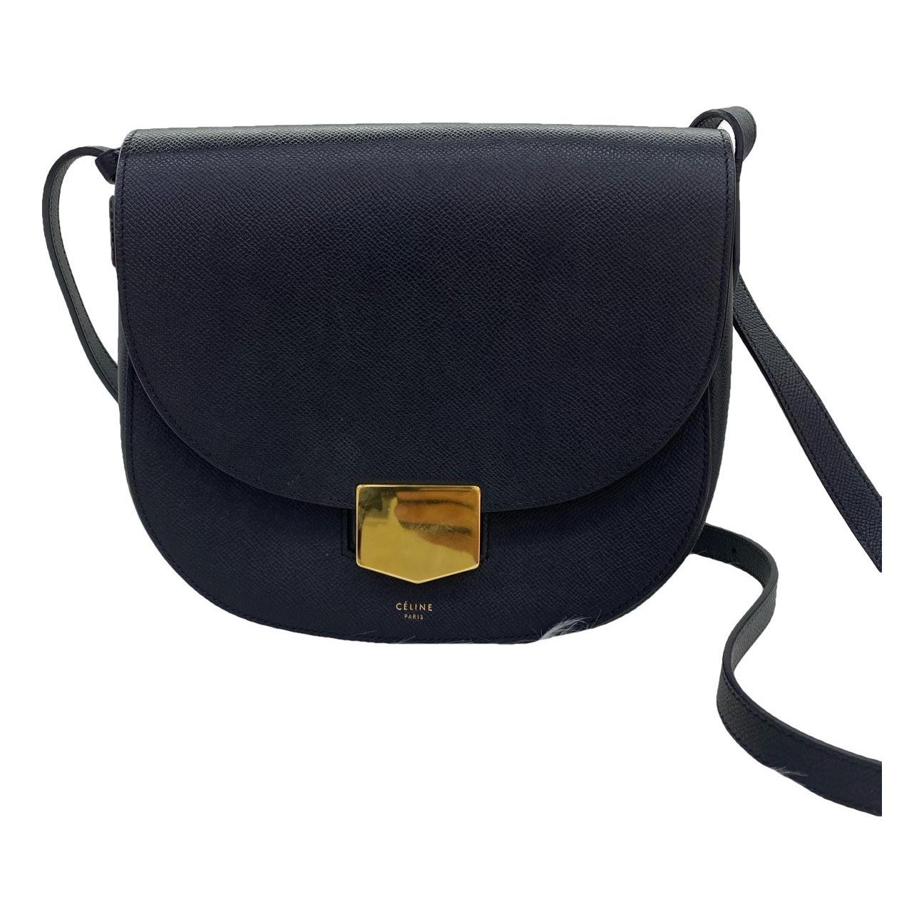 Trotteur leather crossbody bag
