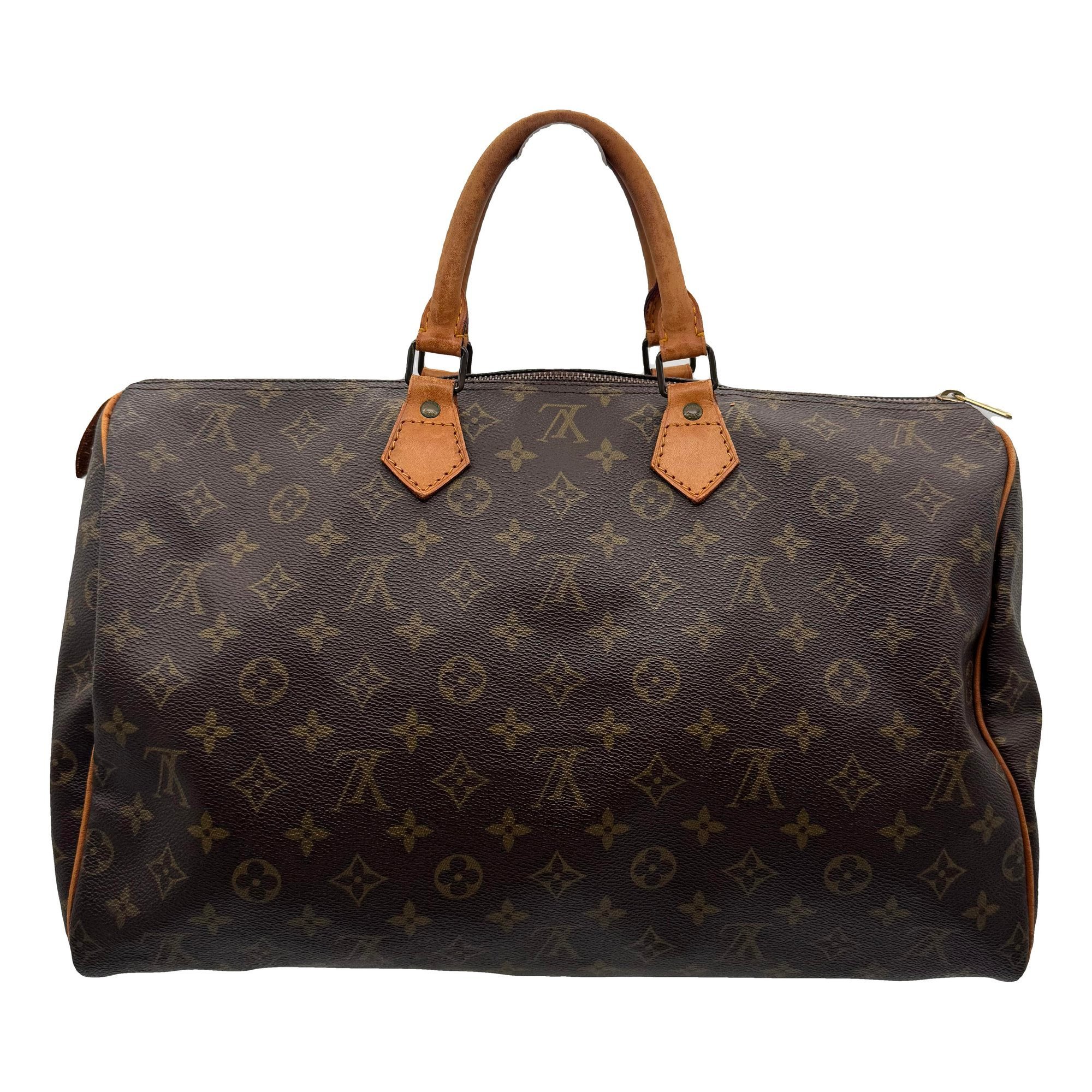 Speedy leather handbag