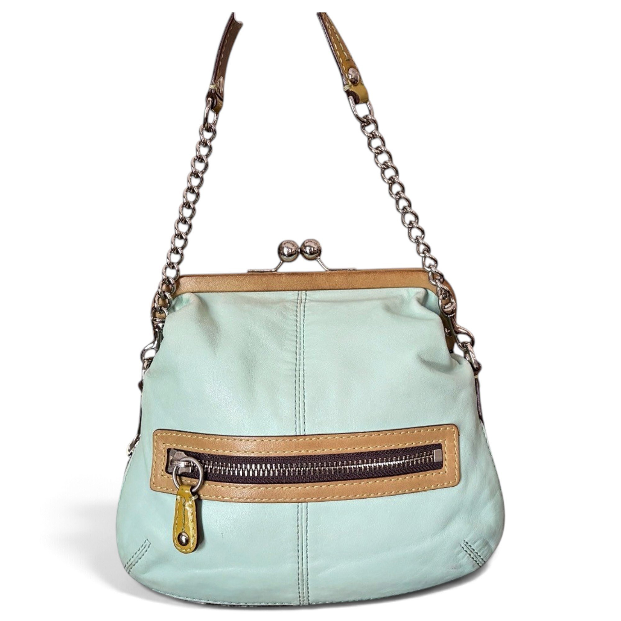 Leather handbag