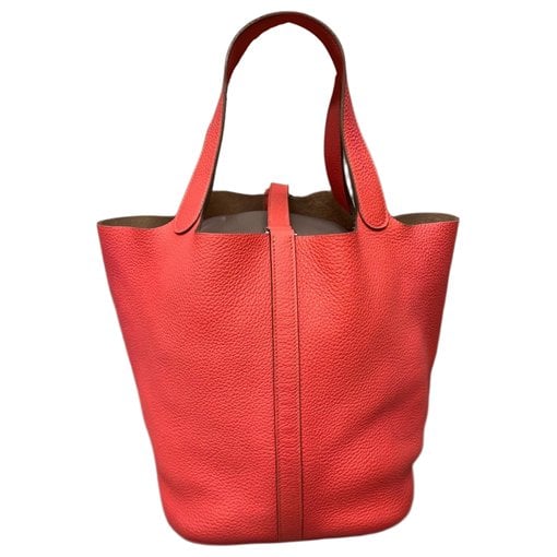 Picotin leather handbag