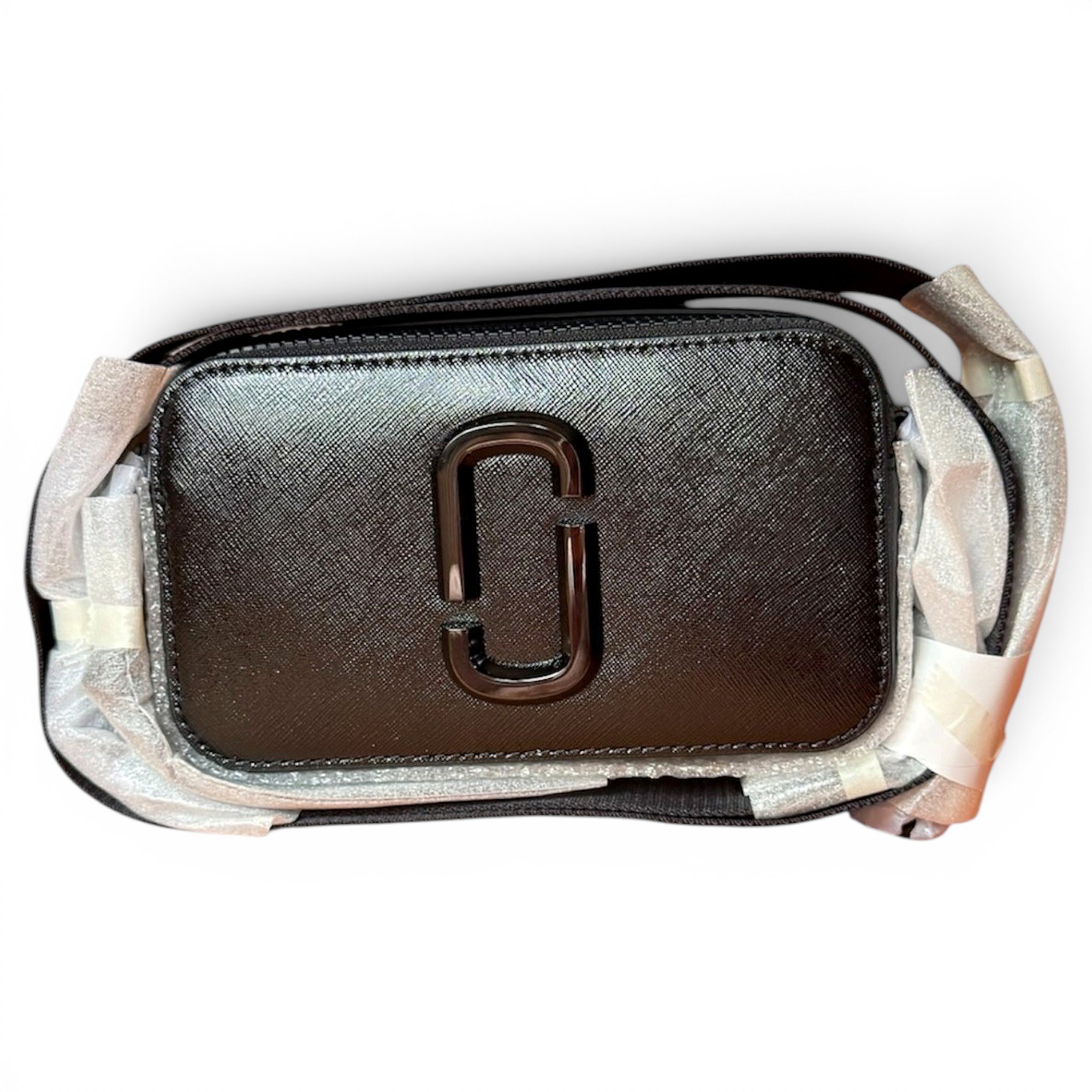Snapshot leather crossbody bag