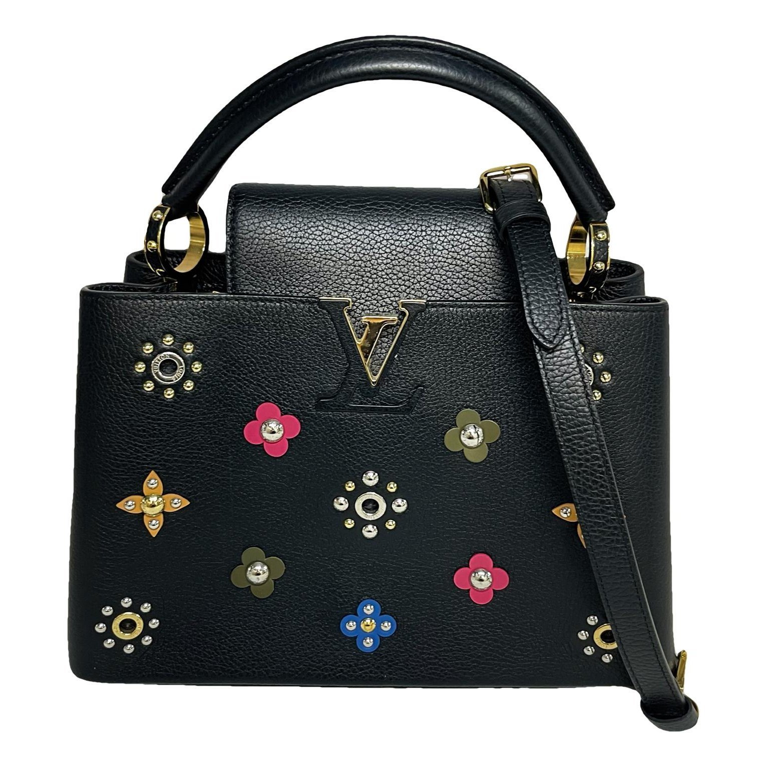 Capucines leather handbag