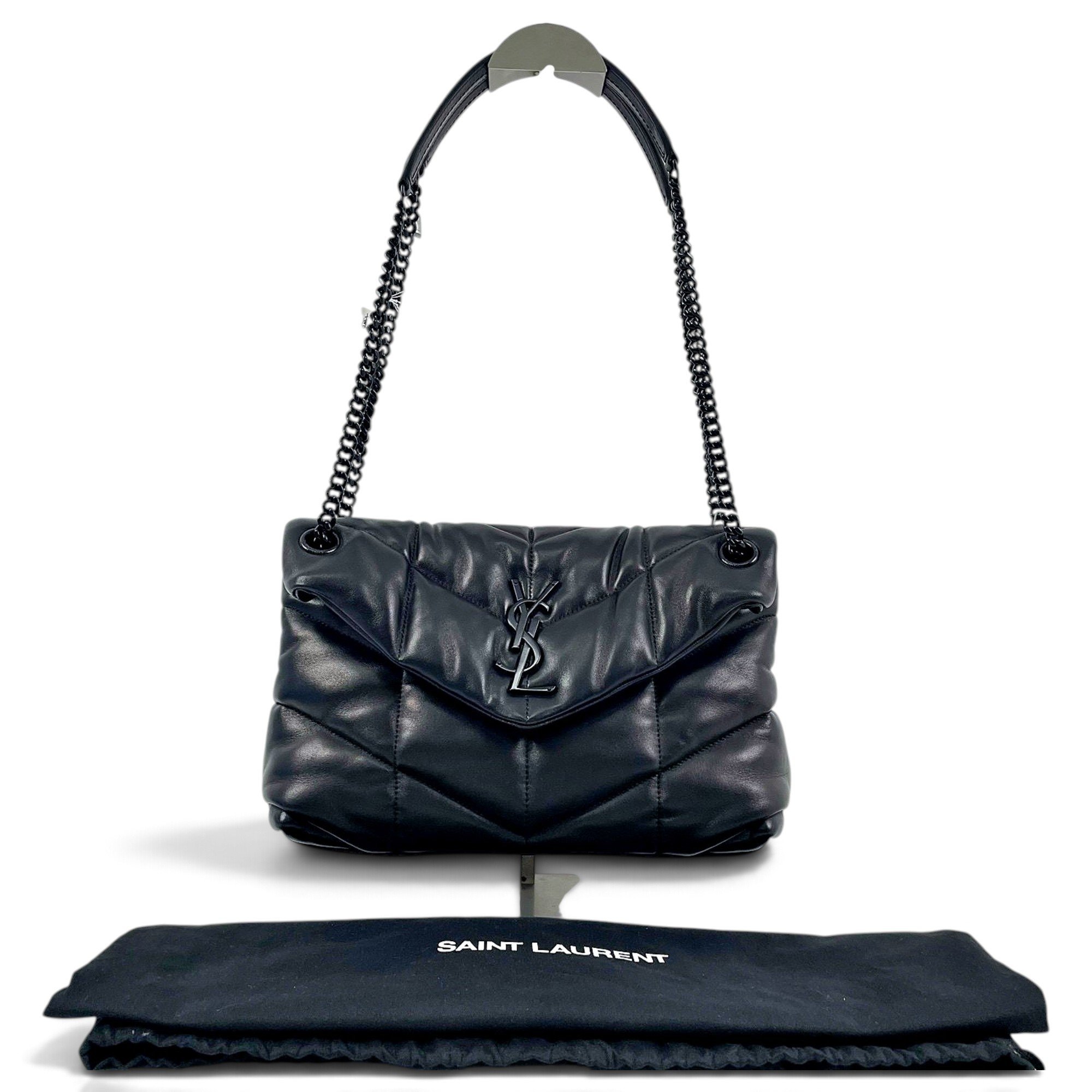 Loulou Puffer leather crossbody bag