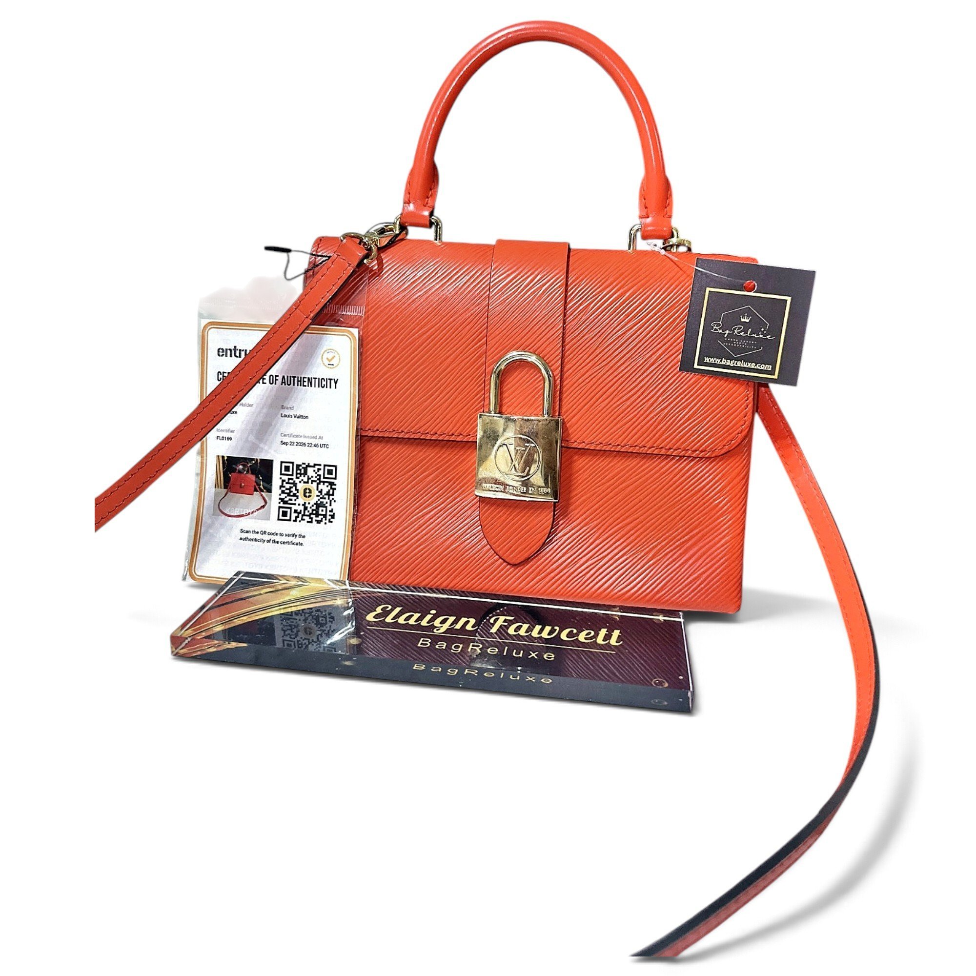 Louis Vuitton Locky BB leather handbag