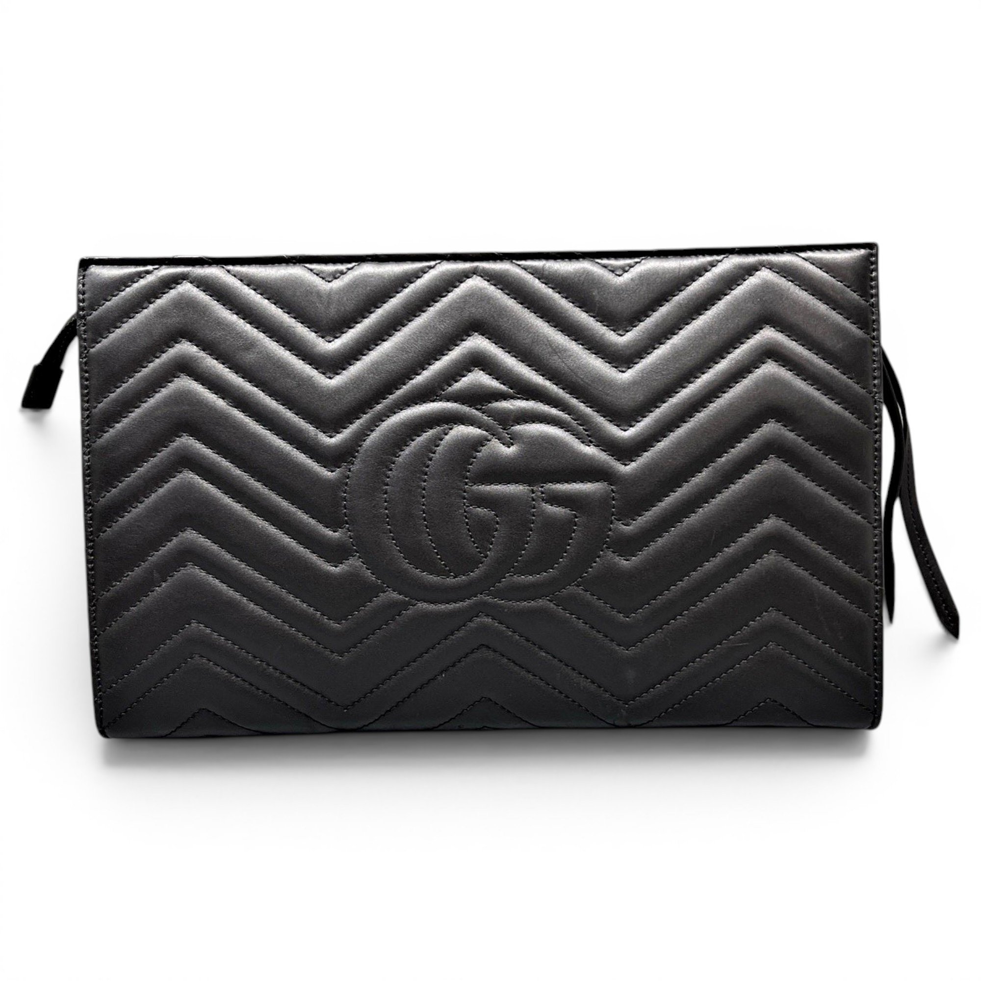 GG Marmont Chain Flap Wallet leather handbag