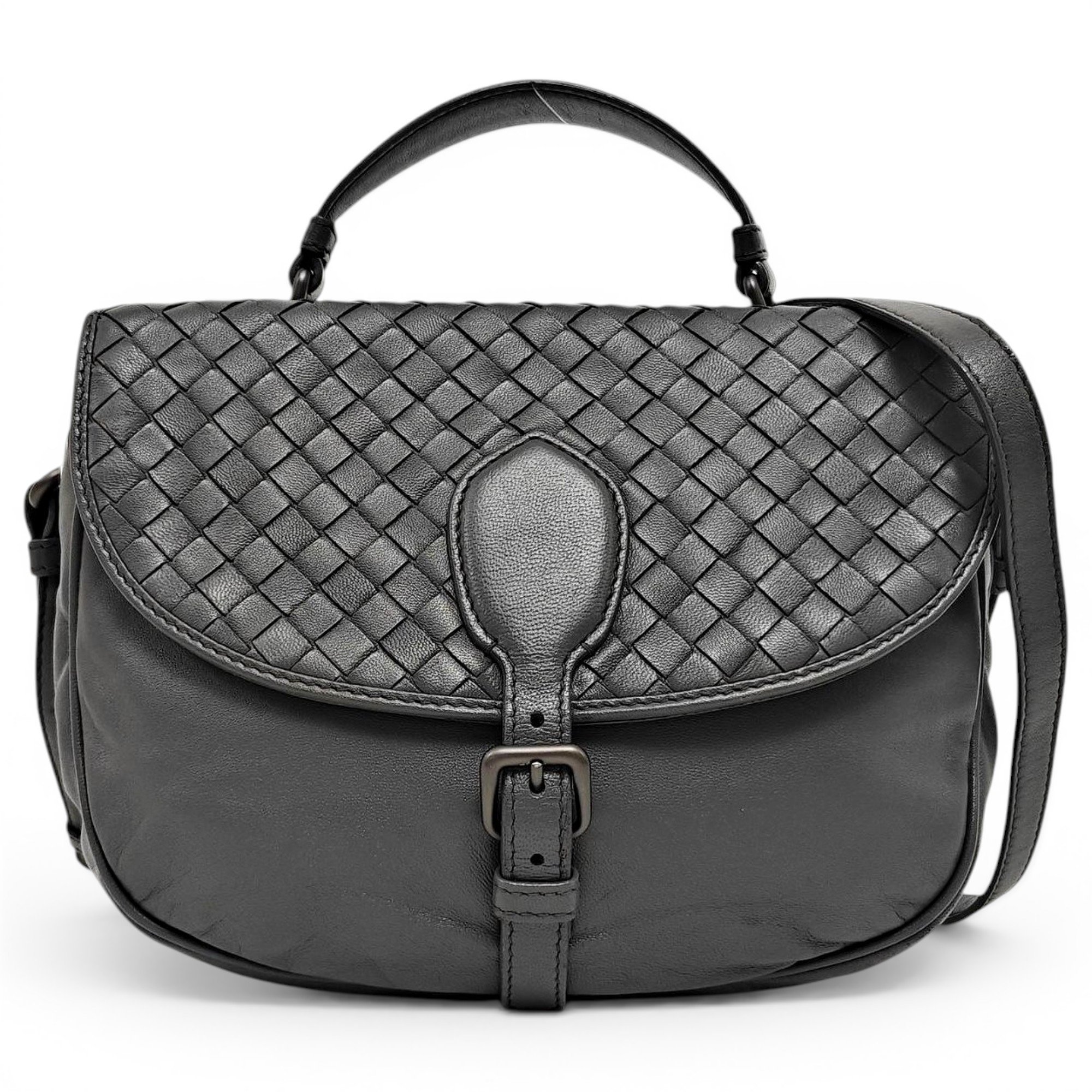 Piazza leather crossbody bag