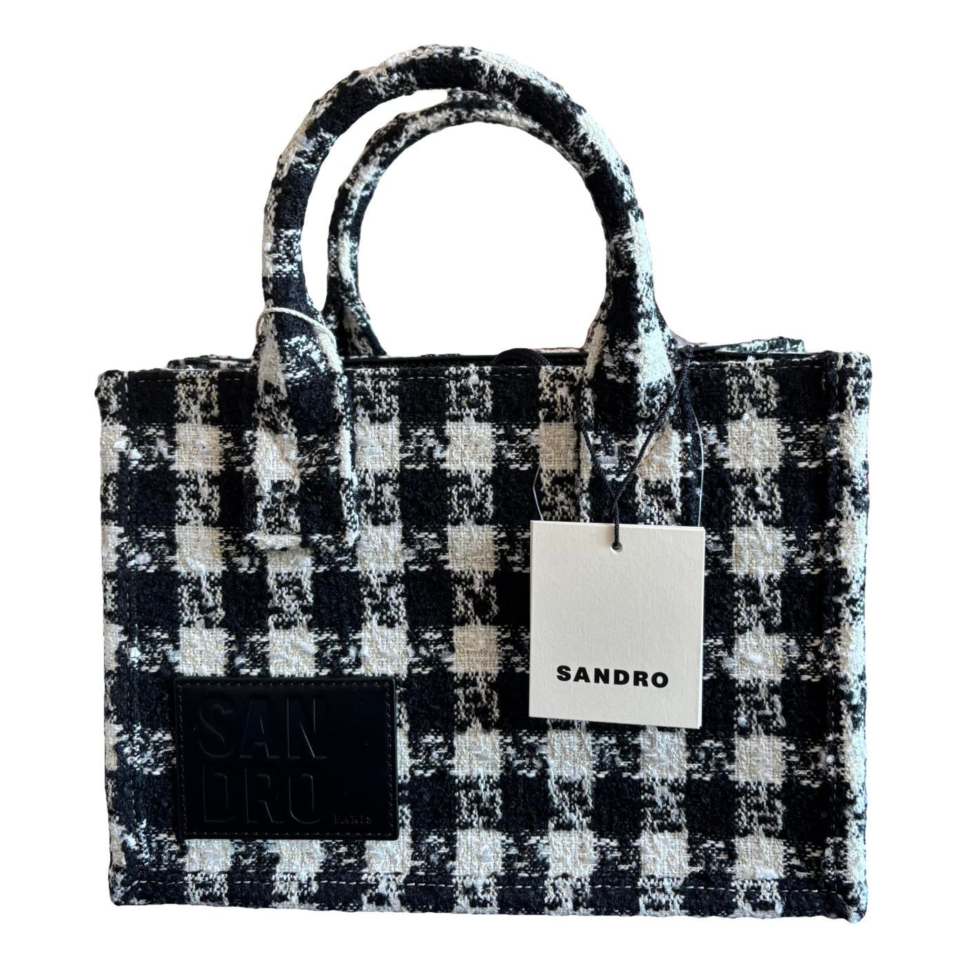 Sandro Tweed tote