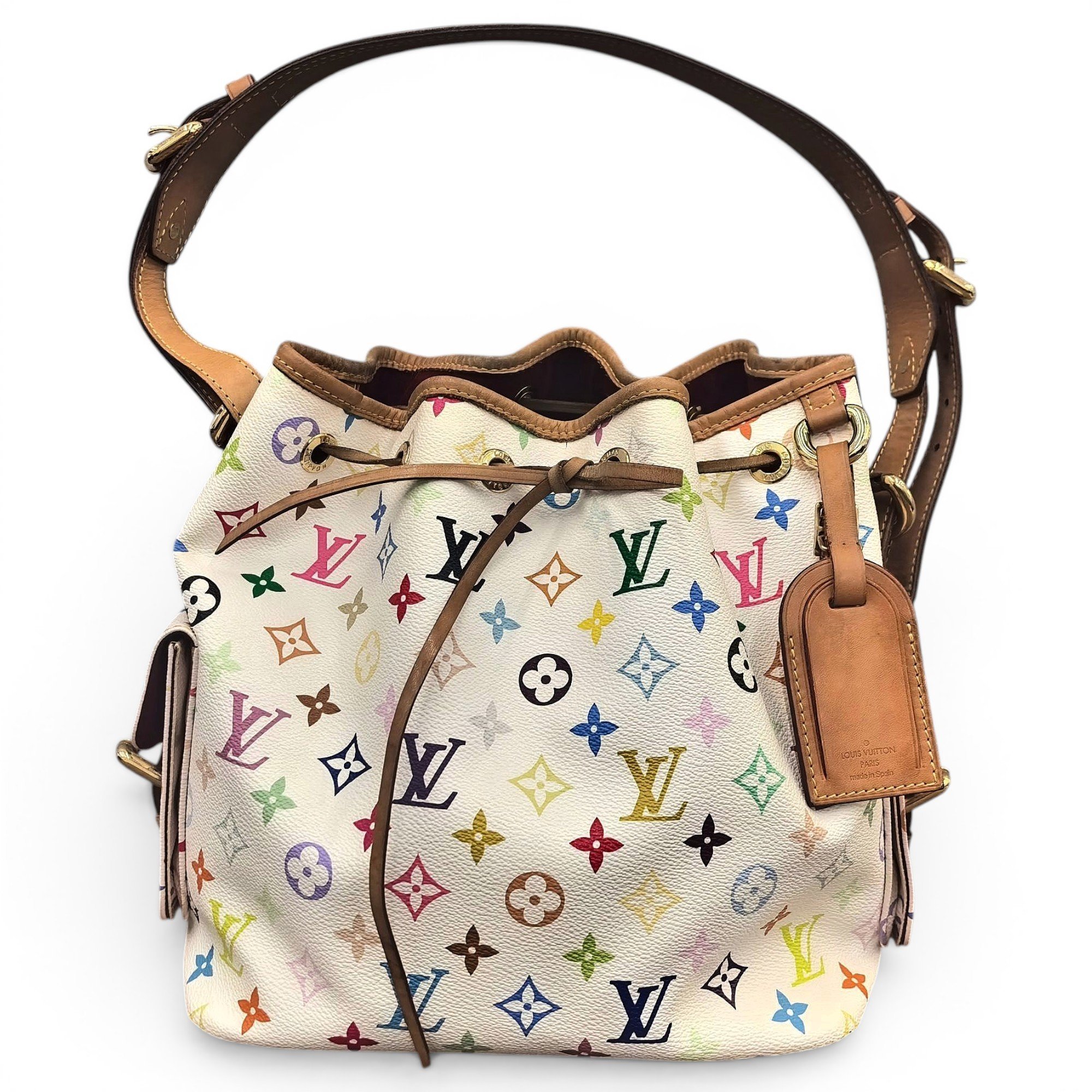Petit Noé trunk leather handbag
