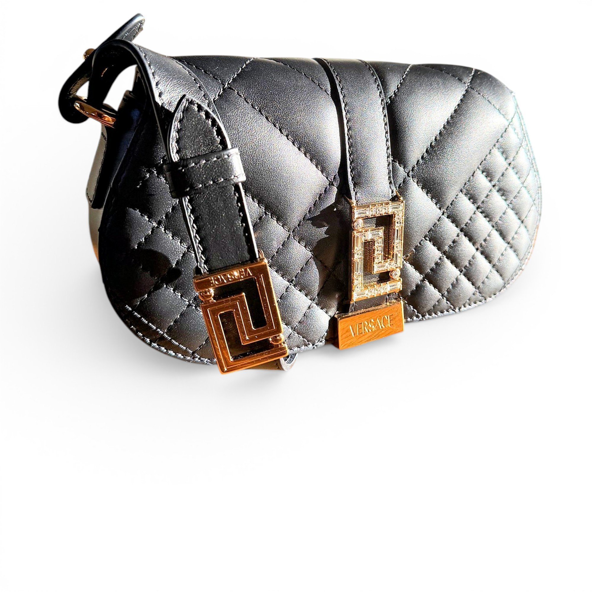 Greca Goddess leather handbag