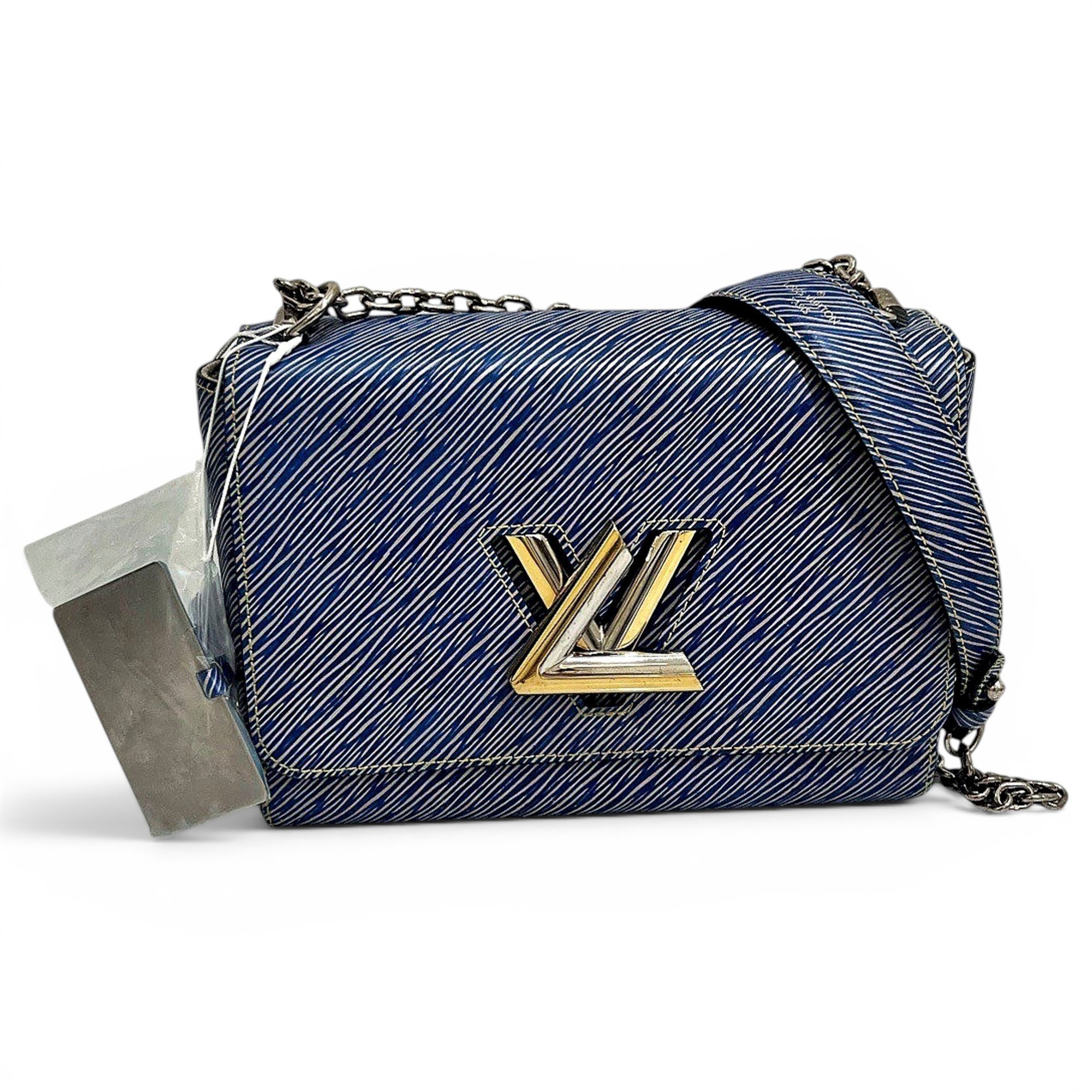 Twist leather crossbody bag