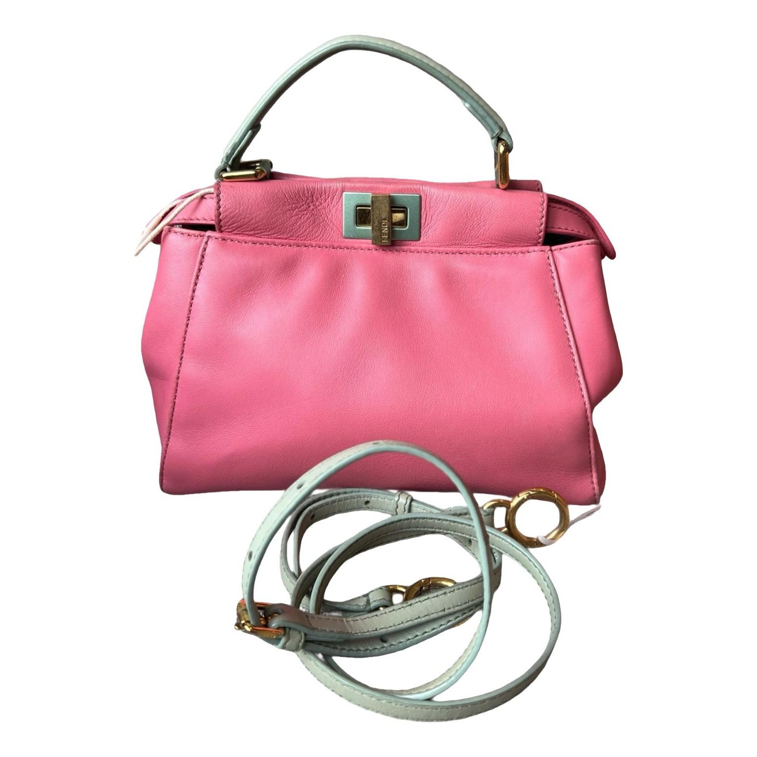 Peekaboo mini pocket leather mini bag