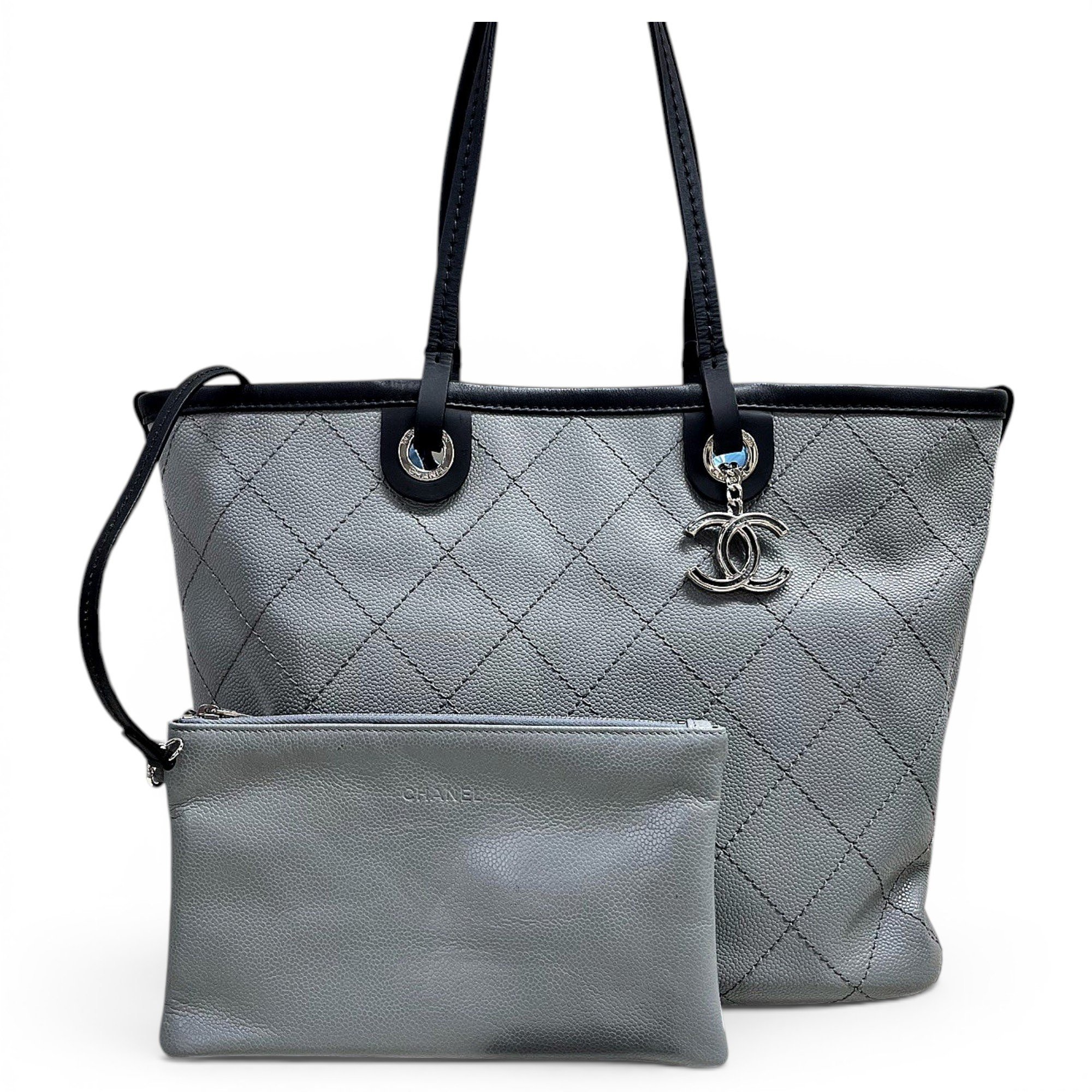 Leather tote