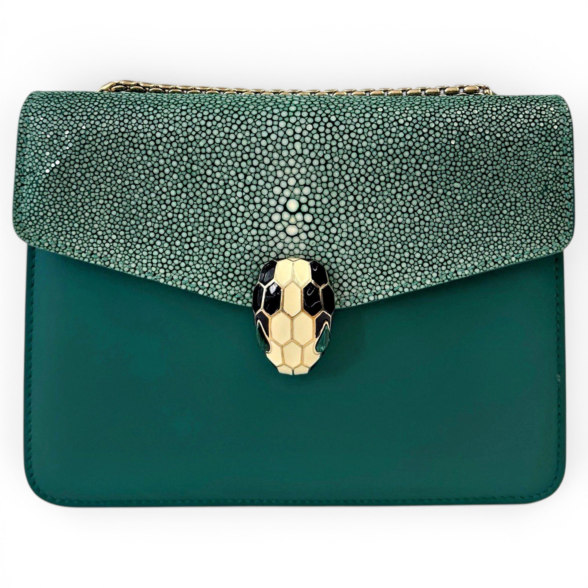 Bvlgari Serpenti leather crossbody bag