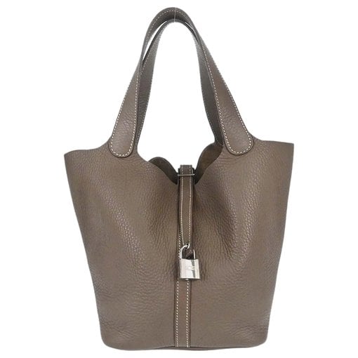 Picotin leather handbag
