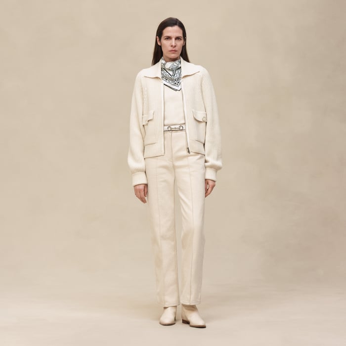 Blanc Naturel Long-sleeve Jacket
