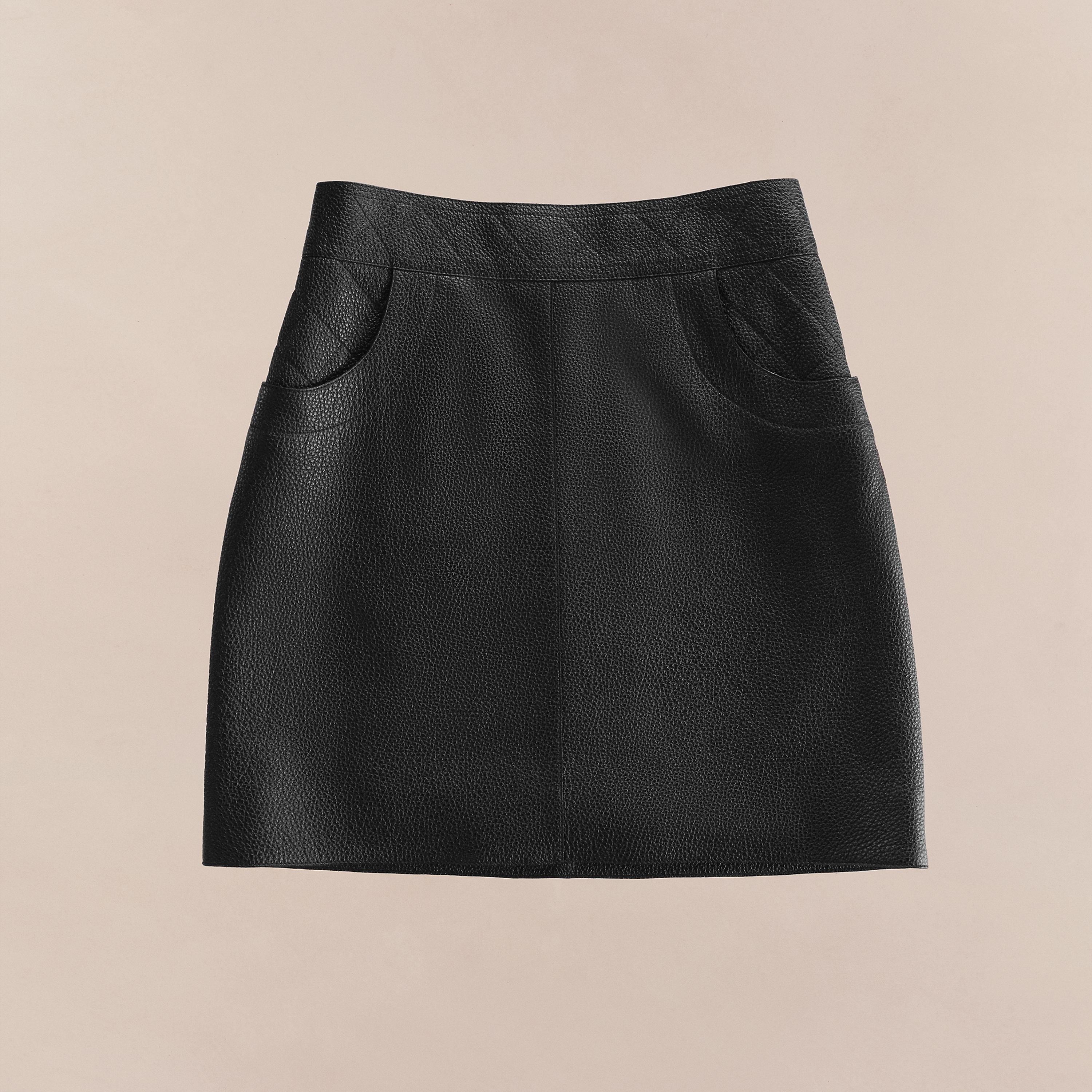 Miniskirt with quilted detail