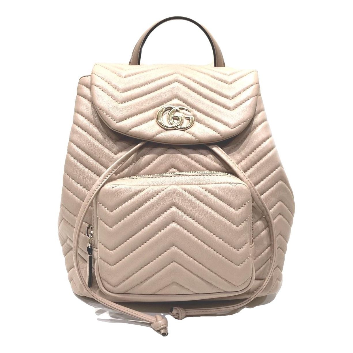 Leather backpack