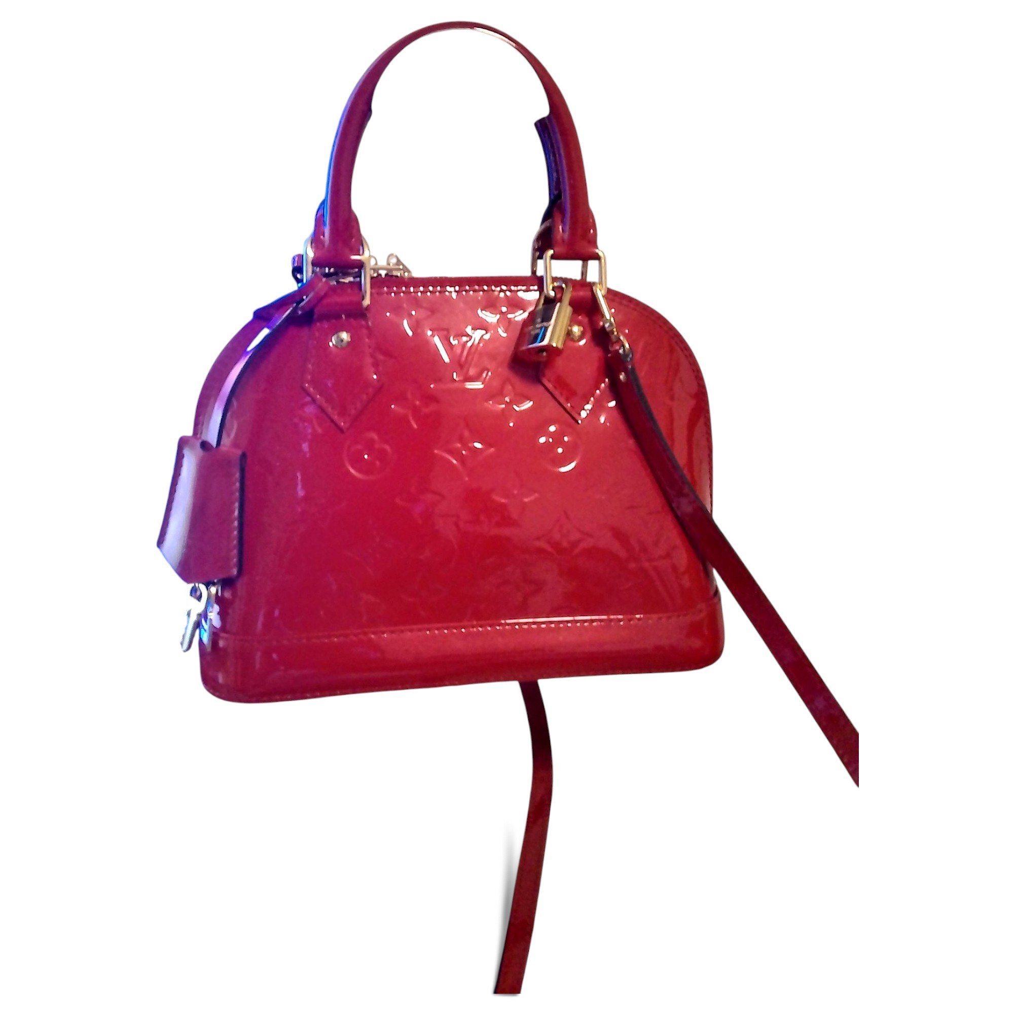 Alma BB patent leather crossbody bag