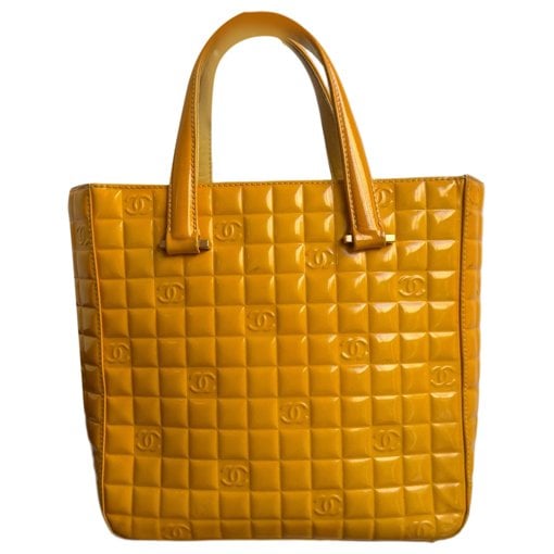 Patent leather tote