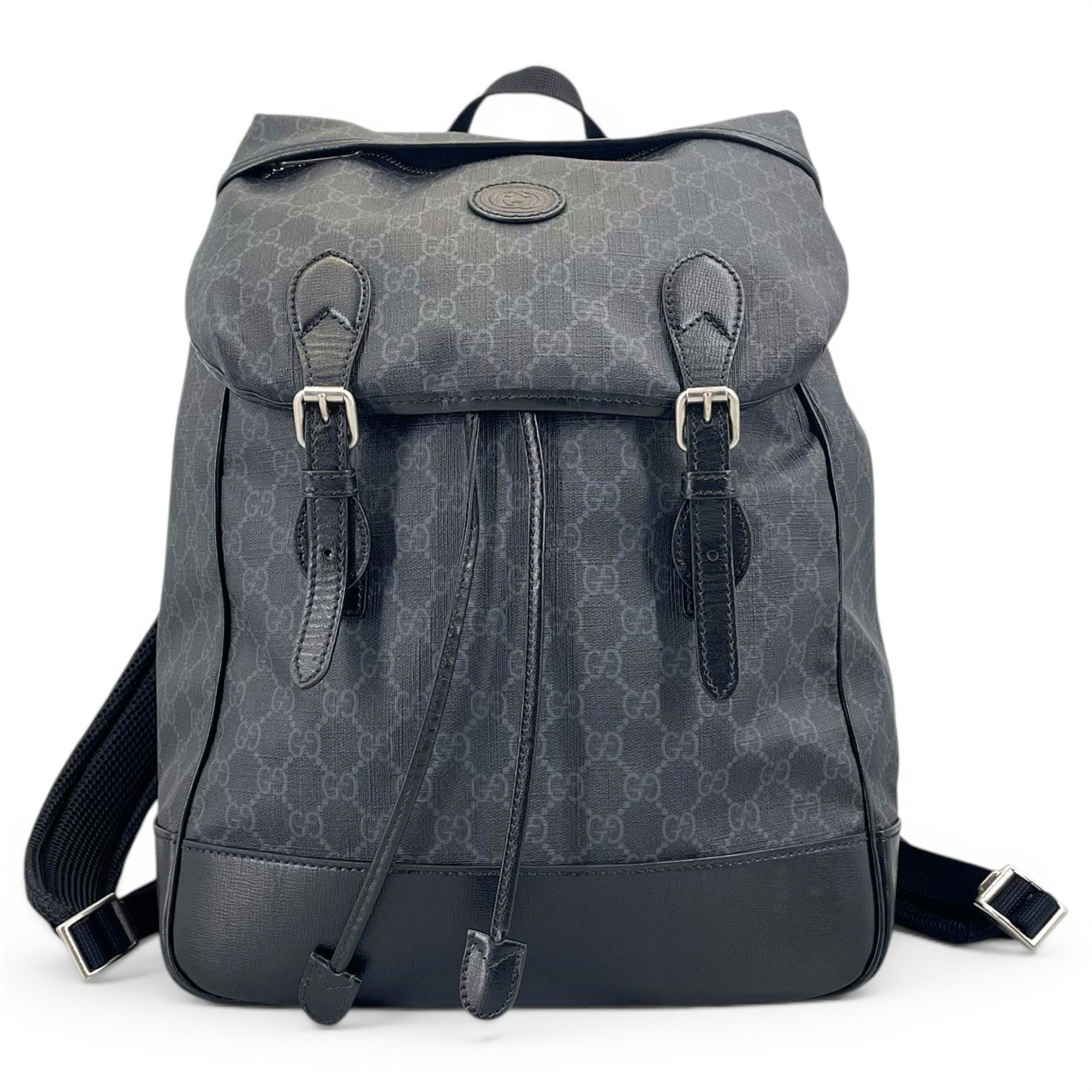 Leather backpack