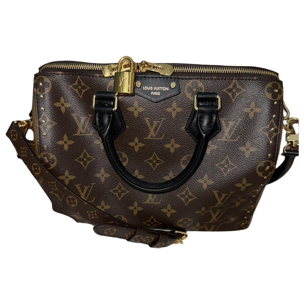 Speedy leather handbag