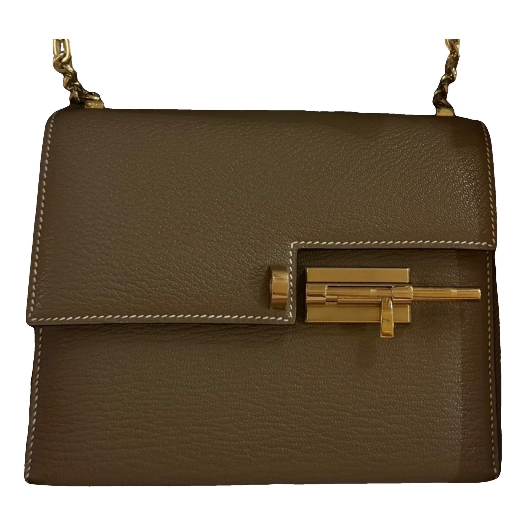 Verrou leather handbag
