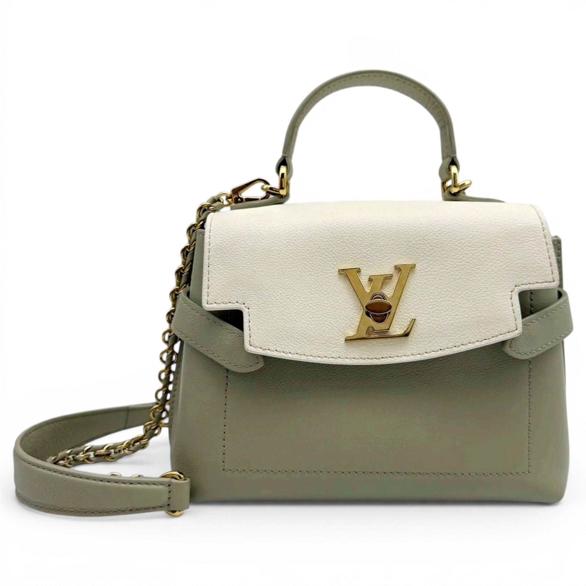 Lockme leather handbag