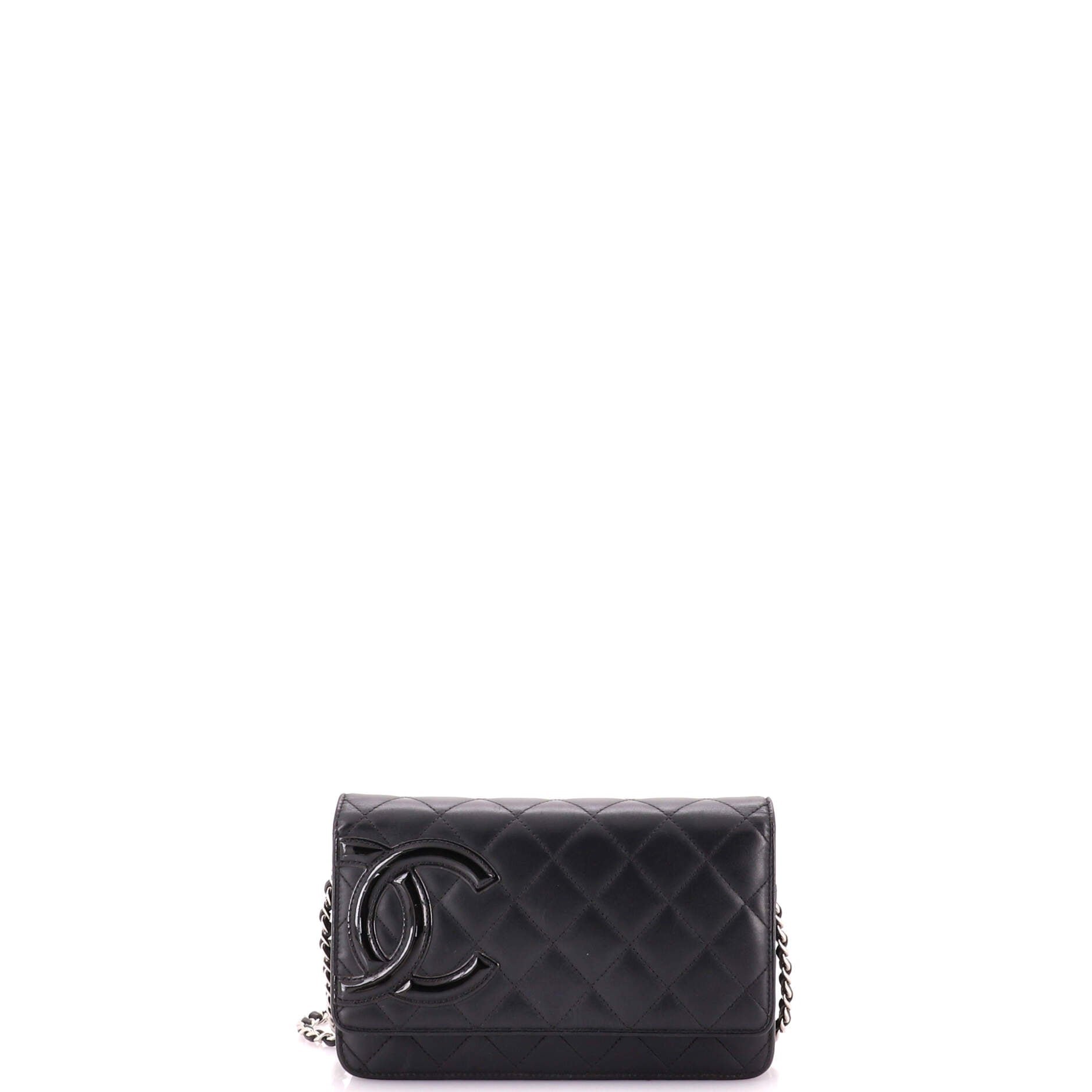 Cambon Wallet on Chain Quilted Leather