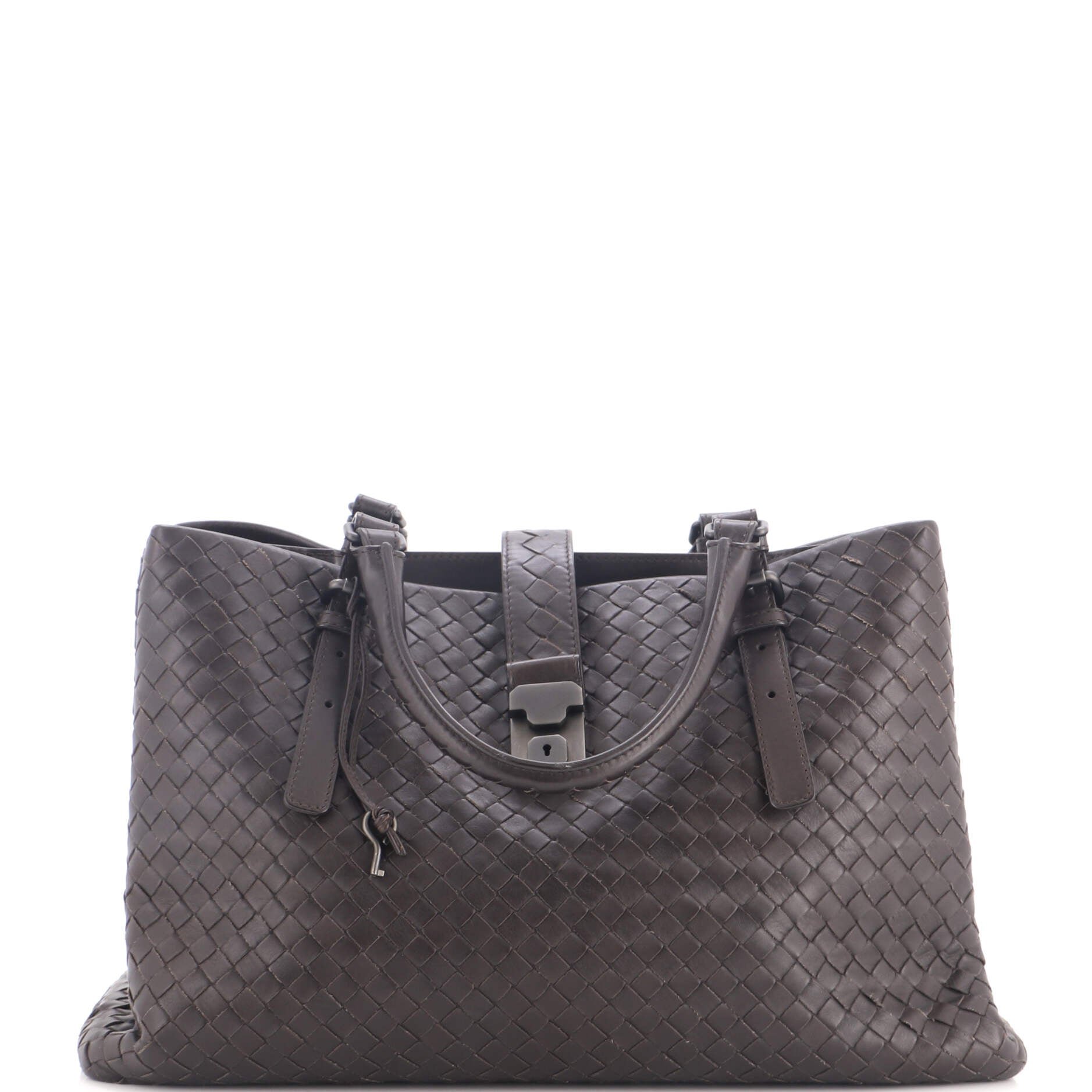 Roma Bag Intrecciato Nappa Medium