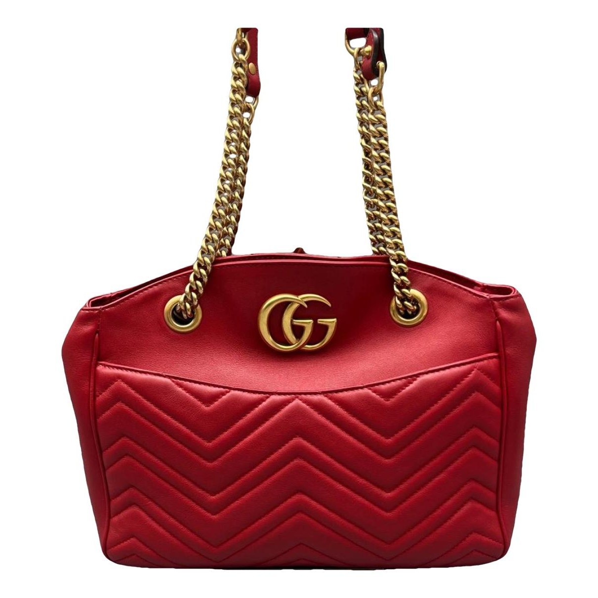 GG Marmont Chain Matelasse leather handbag
