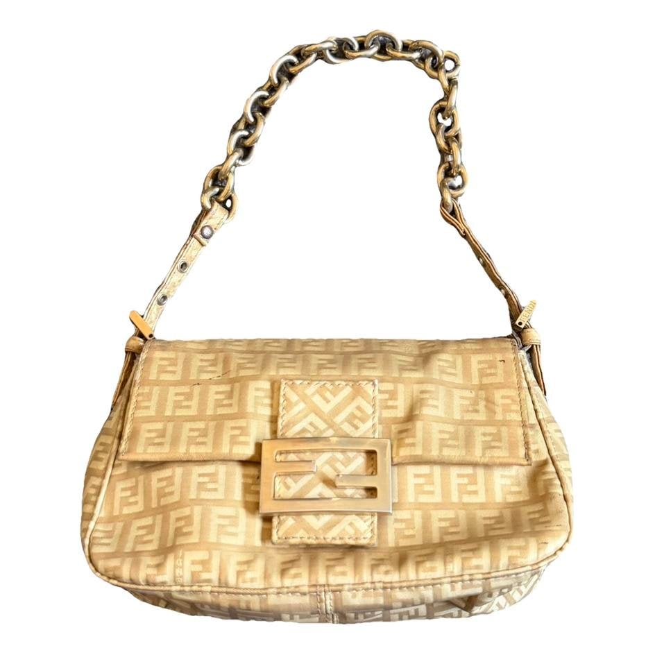 Baguette cloth clutch bag