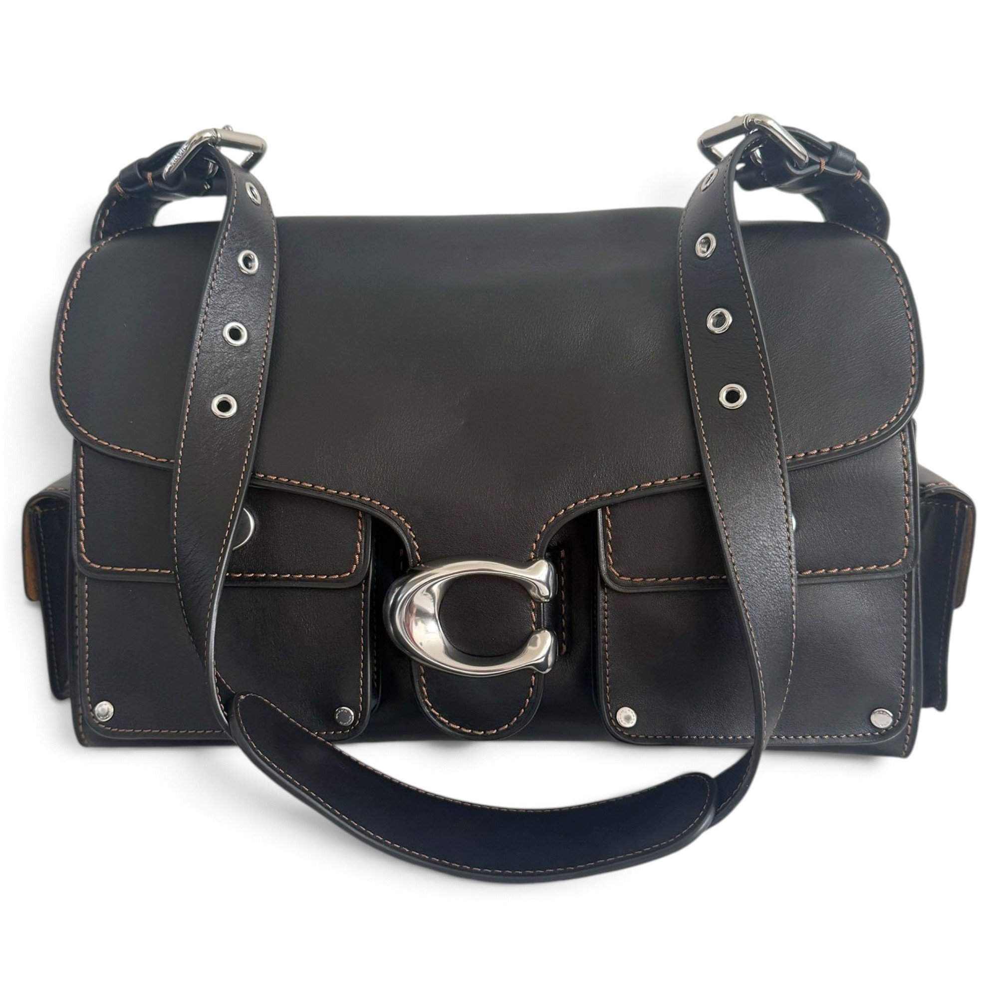 Leather handbag